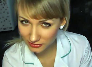Jaw-dropping nurse loves hookup with bf