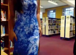 Was caught nude in the school library