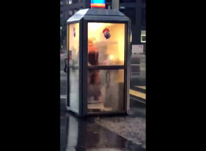 Brit duo nails in telephone booth in